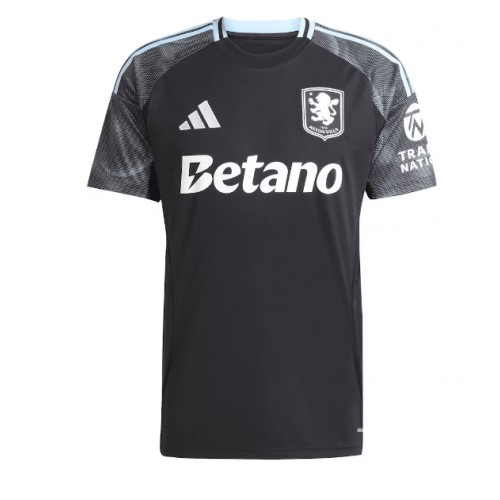 Aston Villa Ezri Konsa #4 Udebanetrøje 2025-26 Kort ærmer Aston Villa Ezri Konsa #4 Udebanetrøje 2025-26 Kort ærmer